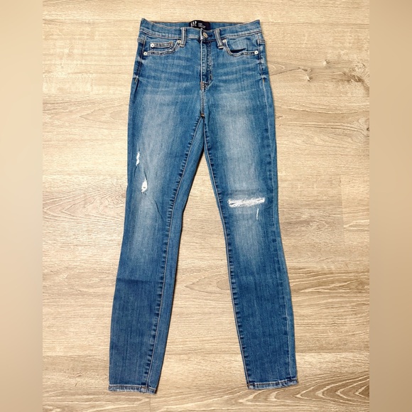 •GAP• HIGH RISE LEGGING JEAN - Picture 1 of 5